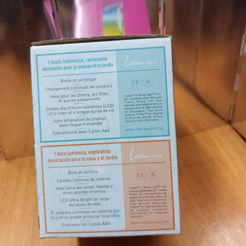 全新 LIVIN COLORS GLOBE LITE $5