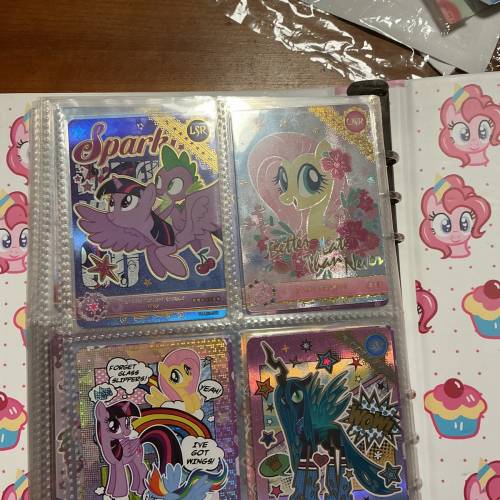 小馬寶利兩本卡冊連卡