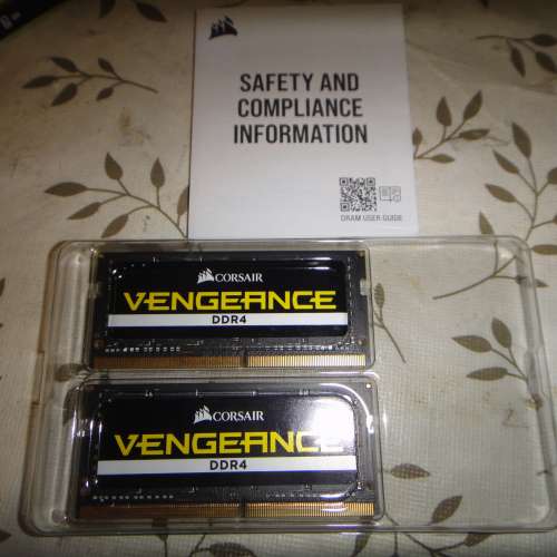 Corsair Vengeance DDR4 2666 32Gx2 共64GB Notebook Ram