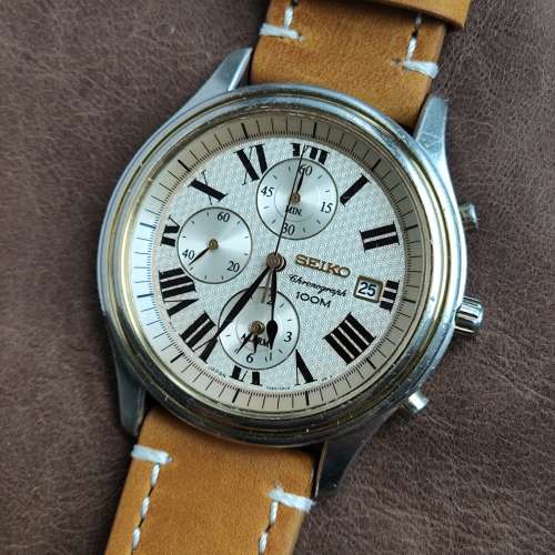Seiko石英計時响鬧表(7T62, 40mm）