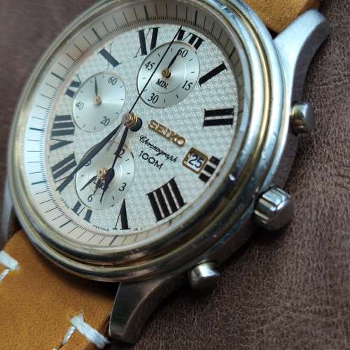 Seiko石英計時响鬧表(7T62, 40mm）