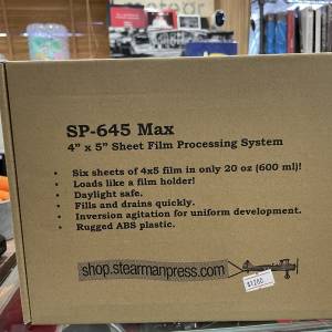 SP-645 Max 4x5 sheet film processing system