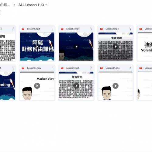 《阿豬IBanker財務自由短炒班》《阿豬Ah Ju 》