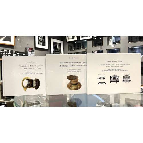 Old Photographic lenses book set (France, Germany and Austria, Britain) by Corra