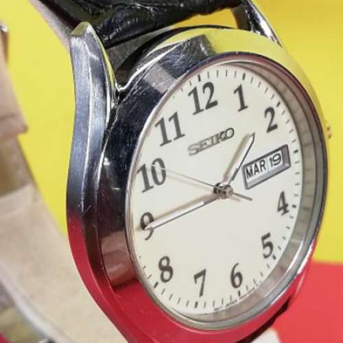 Seiko 精工石英皮帶腕錶