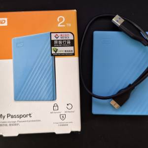 95%新WD My Passport 2TB