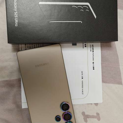 Samsung S25 ultra 512 銀色行貨