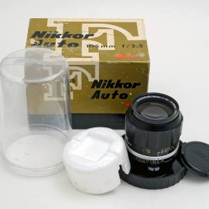收藏級 Nikon 105mm f2.5 連對號碼原盒 (可特價配原裝遮光罩)