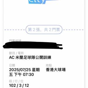 AC米兰足球队公开训练赛