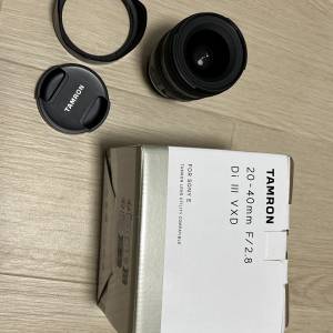 Tamron 20-40mm F2.8 Di III VXD