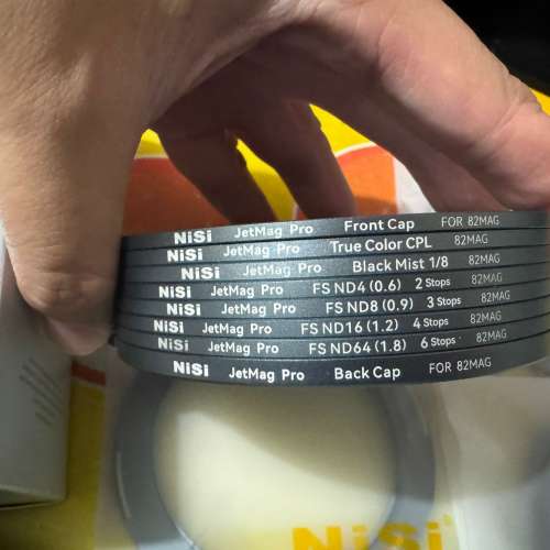 NiSi 耐司 JetMag Pro Cinema Kit 82MAG 磁吸濾鏡套裝 ( ND4、ND8、ND16、ND64、CP...