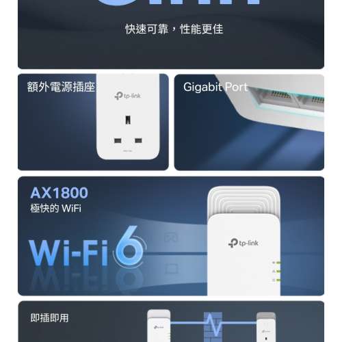 Tp-link G.hn2400 電力線網絡橋接