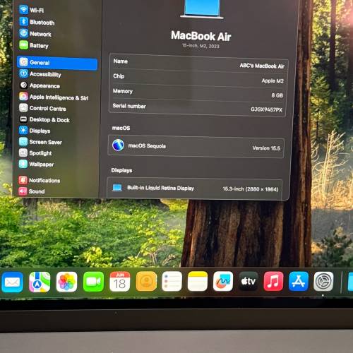 Macbook Air M2 15吋 8+256 2023