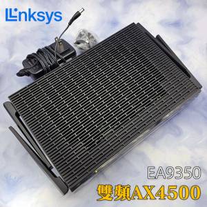🌐Linksys【雙頻WIFI 6 | AX4500】EA9350 MAX-STREAM Dual-Band Router 無線上網寬...