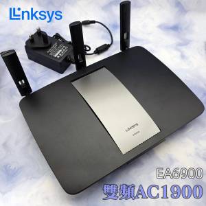 🌐Linksys【雙頻WIFI 5|AC1900】EA6900 MAX-STREAM Dual-Band Router 無線上網寬頻...