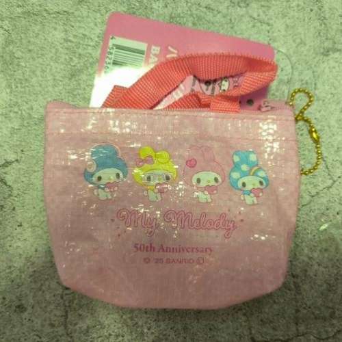 全新 SANRIO MY MELODY 50th 散紙包 散銀包 收納袋
