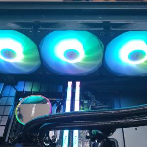 ProArtist 360 公釐散熱器 簡易安裝  三風扇 CPU 水冷散熱器 Socket 1700扣具