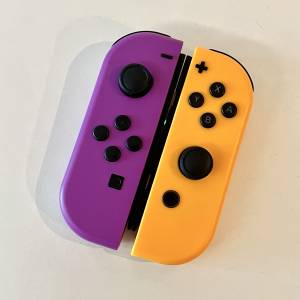 Joycon手掣｜第三方 副廠｜ Switch代用分體手柄 朱紫顏色 代用