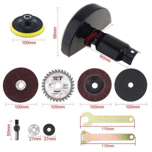 15pcs Multifunctional Electric Drill Cutting/Saw/Grinding/Polishing tool