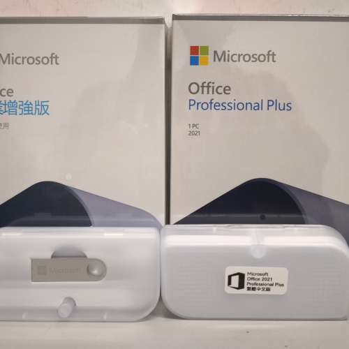 原裝正版Microsoft Office 2021 Professional Plus彩盒零售版+USB安裝碟