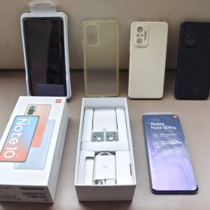 香港行貨 紅米 Note 10 Pro (6 Gb Ram + 128Gb Rom) 跟原廠33W小米快充火牛 充電線 ...