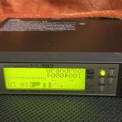 YAMAHA MU50 Tone Generator Sound Module MiDI sound source