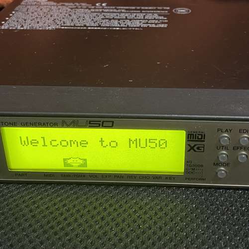 YAMAHA MU50 Tone Generator Sound Module MiDI sound source