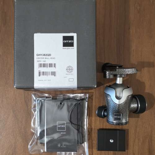 用家之選！全新Gitzo Center Ball Head Ser.1 QR D (GH1382QD)行貨。注意：不是TQD...
