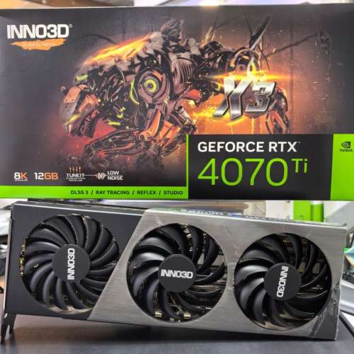 INNO3D RTX 4070Ti 顯示卡 三日免費試玩 旺角門市交收試卡 RTX 5090 5080 5070 Ti ...