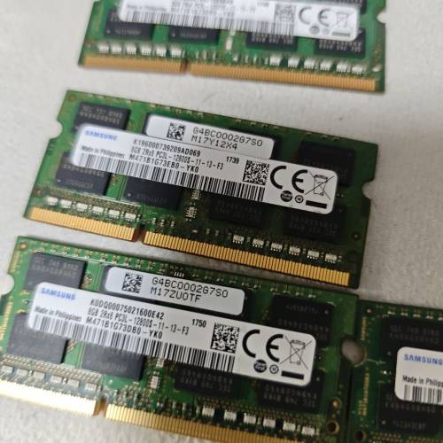 notebook三星筆記本8g ddr3内存 ram
