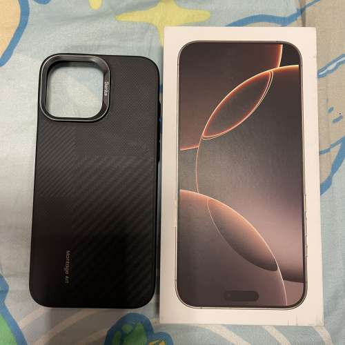 全新 iPhone 16 Pro Max 256GB 沙漠金只激活 零充電全套有保養屯門交收減$100車錢