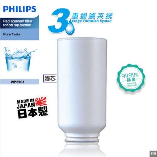 Philips飛利浦Filter濾芯WP3961 - Brand New全新