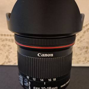 CANON EF-S 10-18 4.5-5.6 IS STM 升級金屬接環紅圈外觀