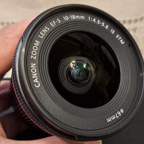 CANON EF-S 10-18 4.5-5.6 IS STM 升級金屬接環紅圈外觀