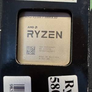 AMD Ryzen™ 7 5800X3D 行貨有單有盒有保養