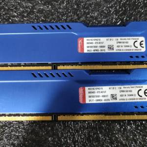 Kingston Hyper-X Fury 16GB Kit (2x8GB) Desktop Ram DDR3 1600