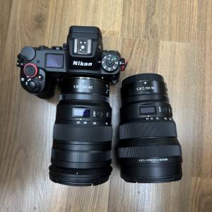 Nikon Z7 Z14-24/2.8 Z24-70/2.8