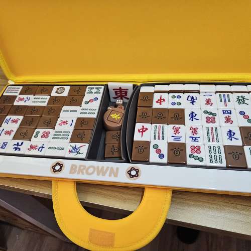 Line friends 熊大brown台灣麻雀