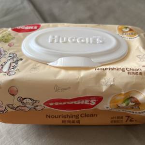 Huggies輕潤柔膚嬰兒濕紙巾72片裝低敏配方