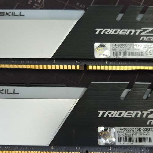 TridentZ NEO DDR4 3600 CL16 32GB(16x2)