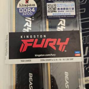 kingston fury ddr4 ram 3200 8gbx2 kit