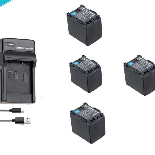 NIJIA BP-819 Lithium-Ion Battery Pack With USB Charger For Canon 代用鋰電池