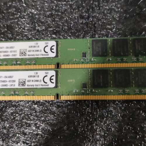 Kingston DDR3 1600 16GB 8Gx2 Desktop Ram