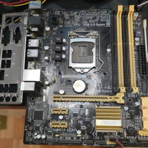 四代 ASUS華碩 B85M-G Micro ATX 主機板 Socket 1150
