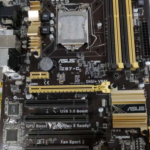 ASUS Z87-C ATX 主機板 Socket 1150 支援四代CPU