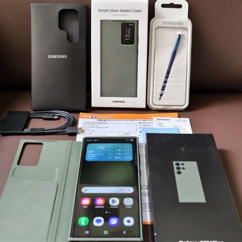 三星 Samsung Galaxy S23 Ultra 12+512GB 綠色 香港行貨 新淨