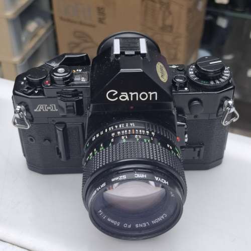 CANON A-1 + FD 50MM F1.4 全正常