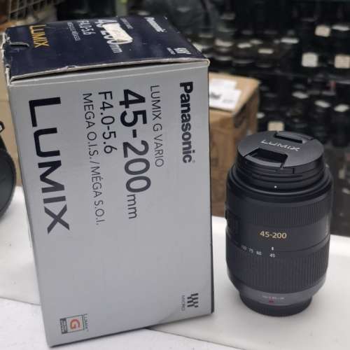 PANASONIC LUMIX G VARIO 45-200MM F4-5.6 95% NEW