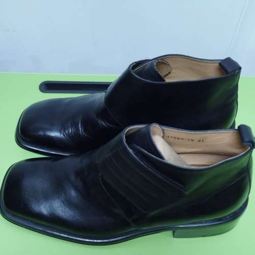 意大利Bentley黑色男裝輕便方便貼皮鞋Italy male black easy stick type shoes siz...