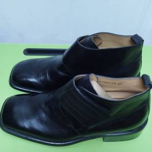 意大利Bentley黑色男裝輕便方便貼皮鞋Italy male black easy stick type shoes siz...